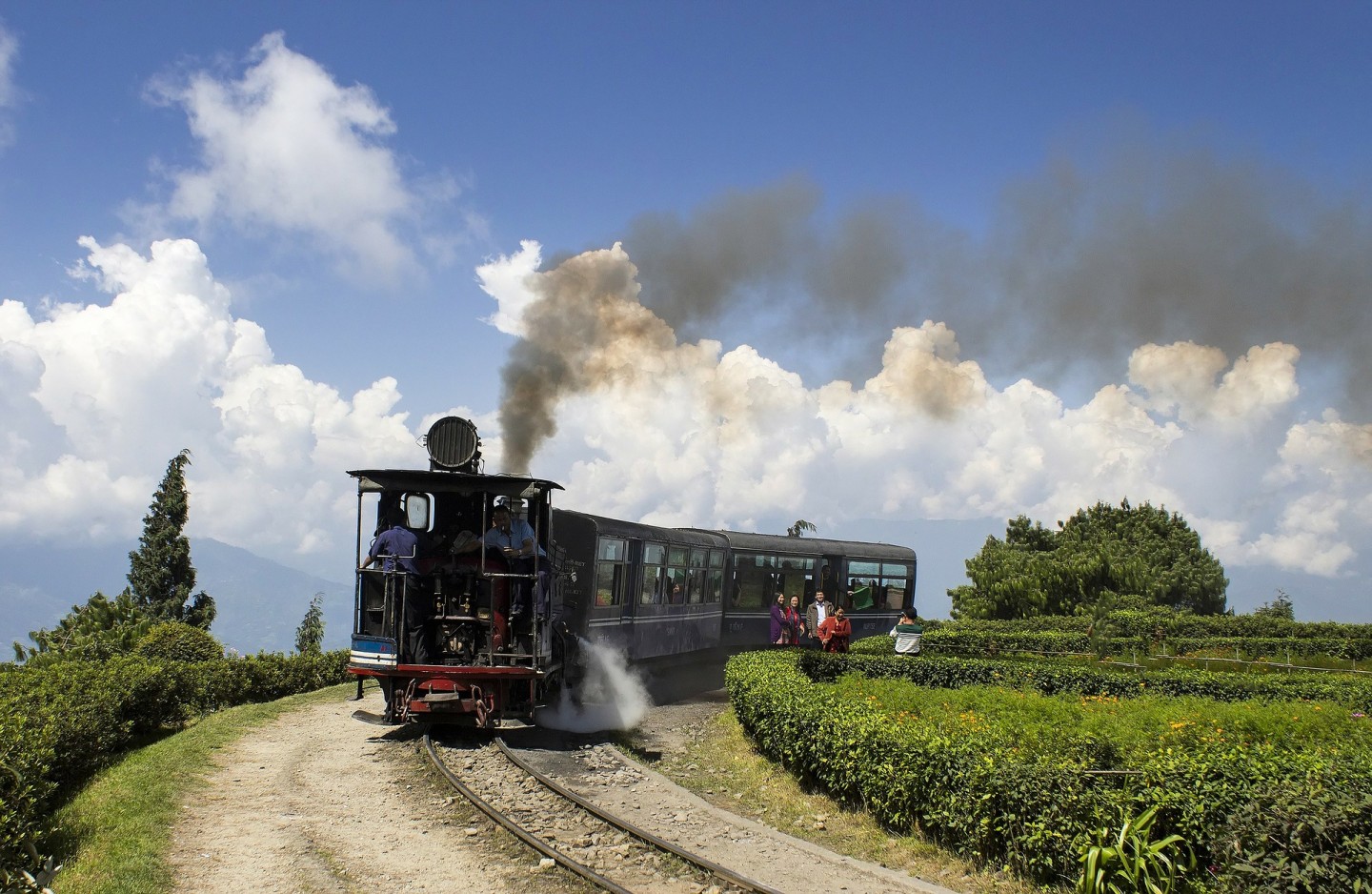 Darjeeling - a view of the Toy Train