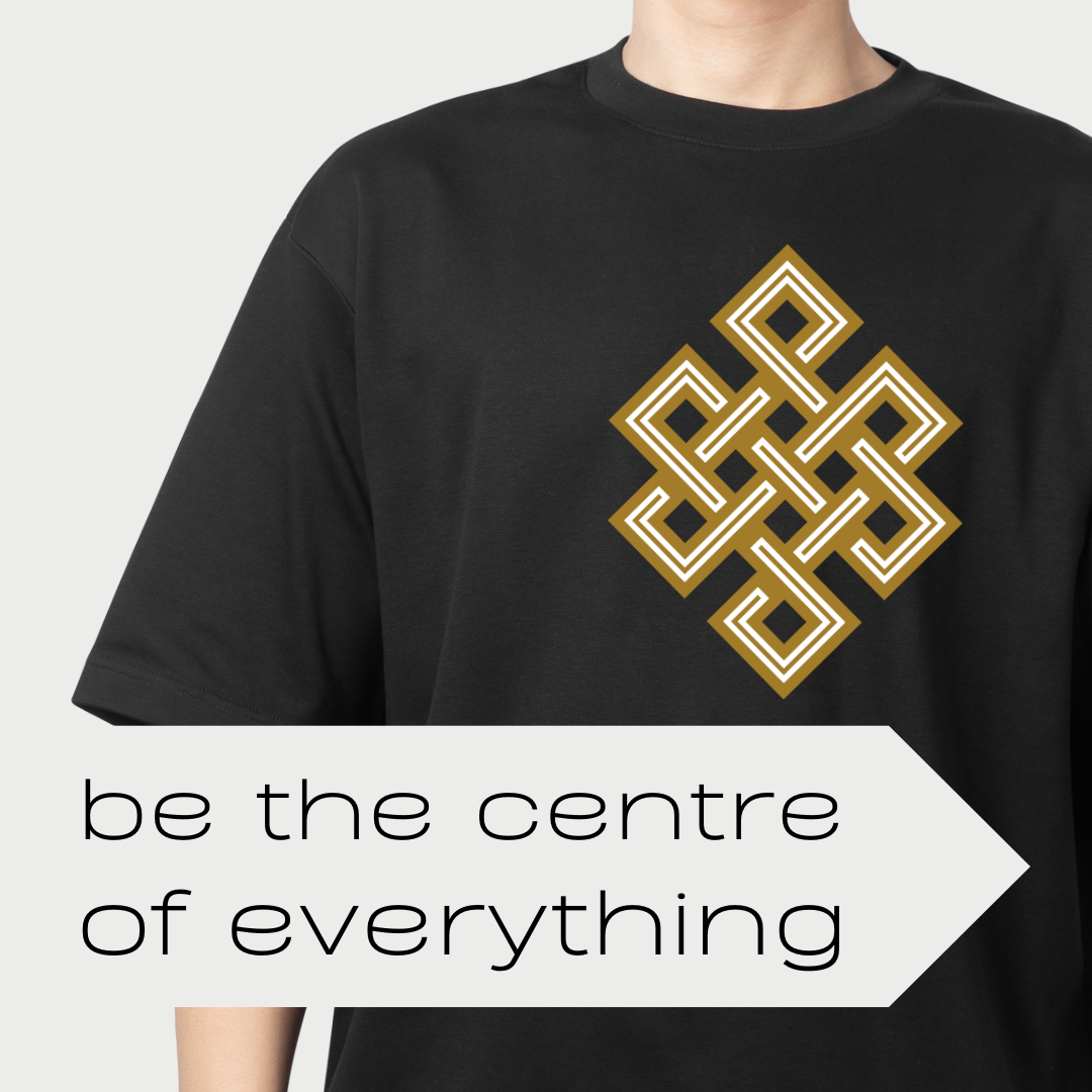 WiseIdiot Tee infinity loop Endless Knot